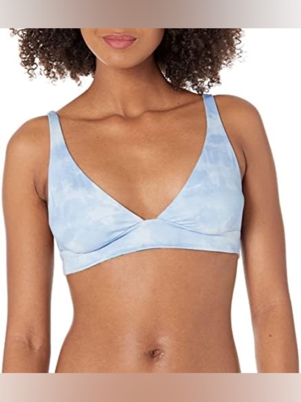 Billabong Sweet Tropics Reversible Plunge Bikini Top Size XXL - Tropical Floral - Picture 2 of 15